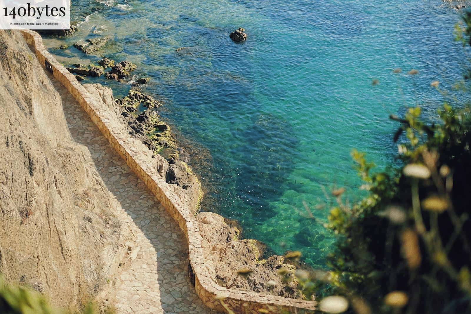 Aerial View of Blue Sea